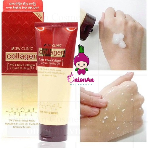 Gel Tẩy Tế Bào Chết 3W Clinic Collagen Crystal Peeling Gel